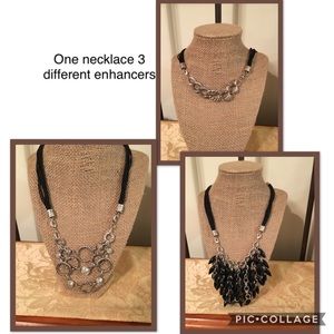 Premier Designs necklace with interchangeable bibs